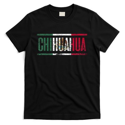 Chihuahua Con La Bandera De México T-Shirt