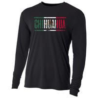 Chihuahua Con La Bandera De México Cooling Performance Long Sleeve Crew