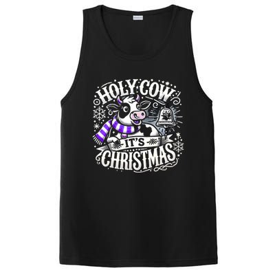 Christmas Cow Lover Cows Christmas Farmer Gift PosiCharge Competitor Tank