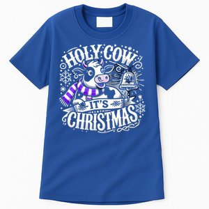 Christmas Cow Lover Cows Christmas Farmer Gift Tall T-Shirt