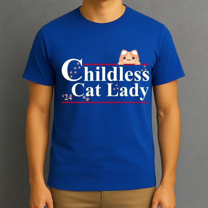 Childless Cat Lady 2024 Kamala Harris Election T-Shirt