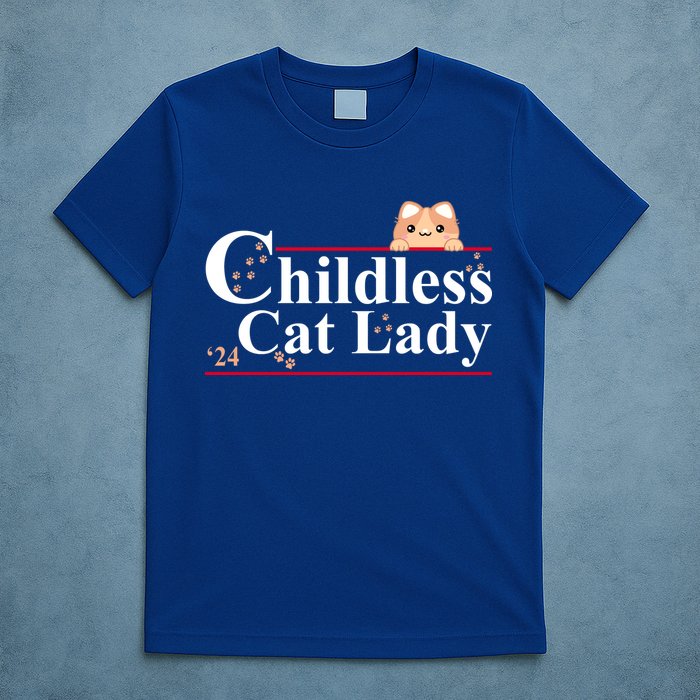 Childless Cat Lady 2024 Kamala Harris Election T-Shirt