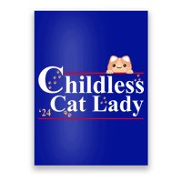 Childless Cat Lady 2024 Kamala Harris Election Poster