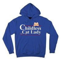 Childless Cat Lady 2024 Kamala Harris Election Tall Hoodie