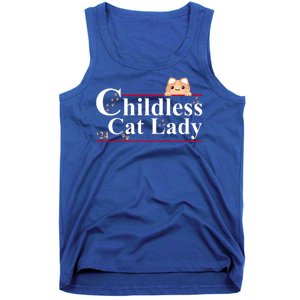 Childless Cat Lady 2024 Kamala Harris Election Tank Top