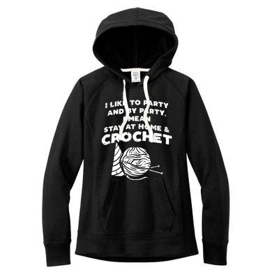 Crocheting Crochet Lover Crochet Yarn Crochet Gift Women's Fleece Hoodie