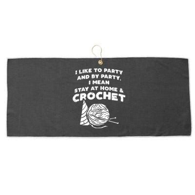 Crocheting Crochet Lover Crochet Yarn Crochet Gift Large Microfiber Waffle Golf Towel