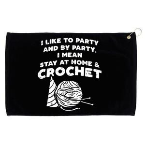 Crocheting Crochet Lover Crochet Yarn Crochet Gift Grommeted Golf Towel