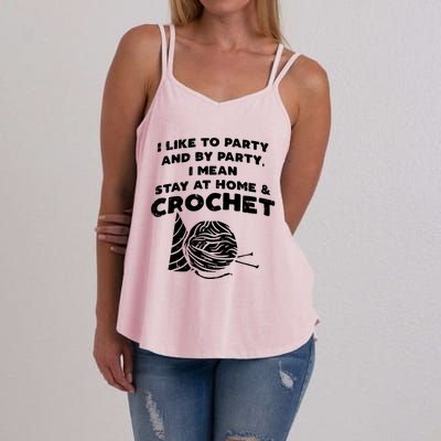 Crocheting Crochet Lover Crochet Yarn Crochet Gift Women's Strappy Tank