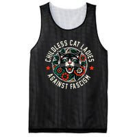 Childless Cat Ladies Against Fascism Mesh Reversible Basketball Jersey Tank