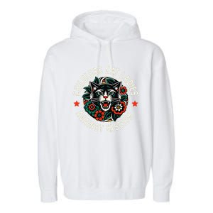 Childless Cat Ladies Against Fascism Garment-Dyed Fleece Hoodie