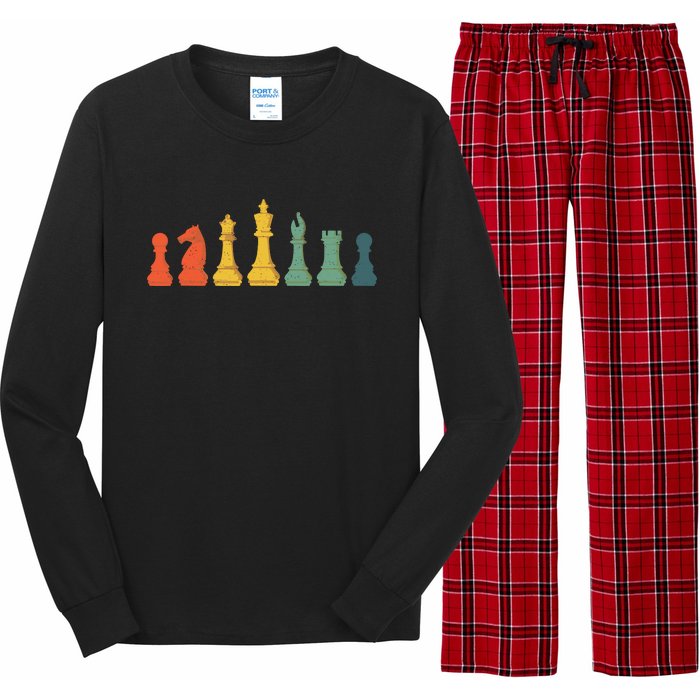 Cool Chess Lover Art For Boy Chess Players Novelty Long Sleeve Pajama Set