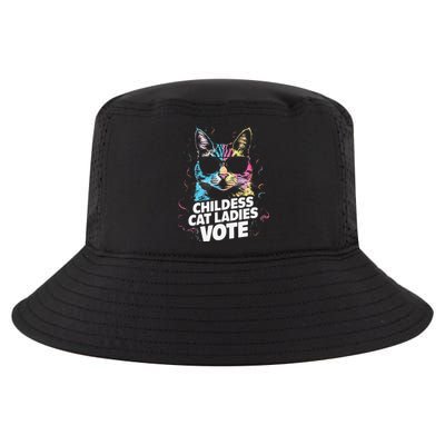 Childless Cat Ladies Vote Cool Comfort Performance Bucket Hat