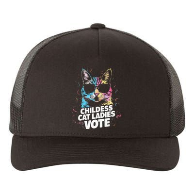 Childless Cat Ladies Vote Yupoong Adult 5-Panel Trucker Hat