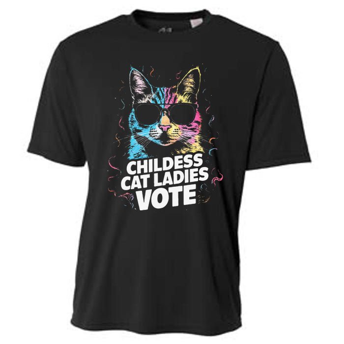 Childless Cat Ladies Vote Cooling Performance Crew T-Shirt