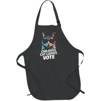 Childless Cat Ladies Vote Full-Length Apron With Pockets