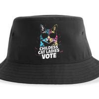 Childless Cat Ladies Vote Sustainable Bucket Hat