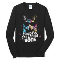 Childless Cat Ladies Vote Tall Long Sleeve T-Shirt