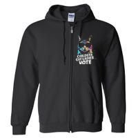 Childless Cat Ladies Vote Full Zip Hoodie