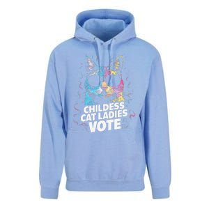 Childless Cat Ladies Vote Unisex Surf Hoodie