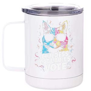 Childless Cat Ladies Vote 12 oz Stainless Steel Tumbler Cup