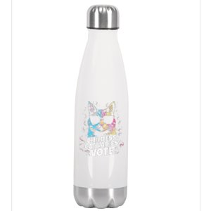 Childless Cat Ladies Vote Stainless Steel Insulated Water Bottle