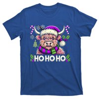 Christmas Cow Lover Santa Hat Cows Christmas Ho Ho Ho Gift T-Shirt