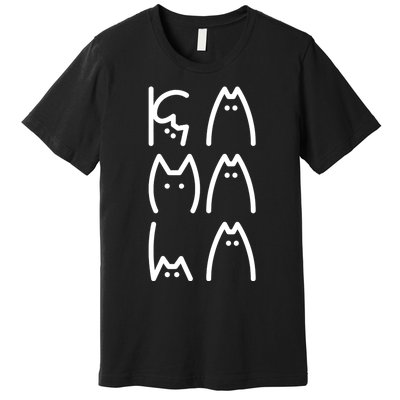 Childless Cat Ladies For Kamala Election 2024 Cat Lady Premium T-Shirt