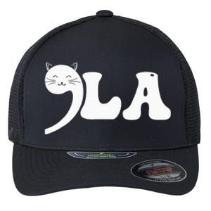 Cat Comma La Kamala Harris For President 2024 Flexfit Unipanel Trucker Cap