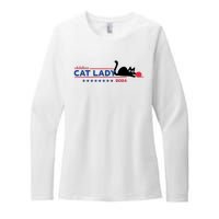 Childless Cat Lady Voting Election 2024 Usa Womens CVC Long Sleeve Shirt