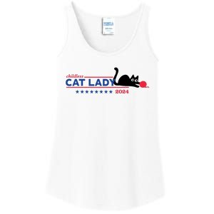 Childless Cat Lady Voting Election 2024 Usa Ladies Essential Tank