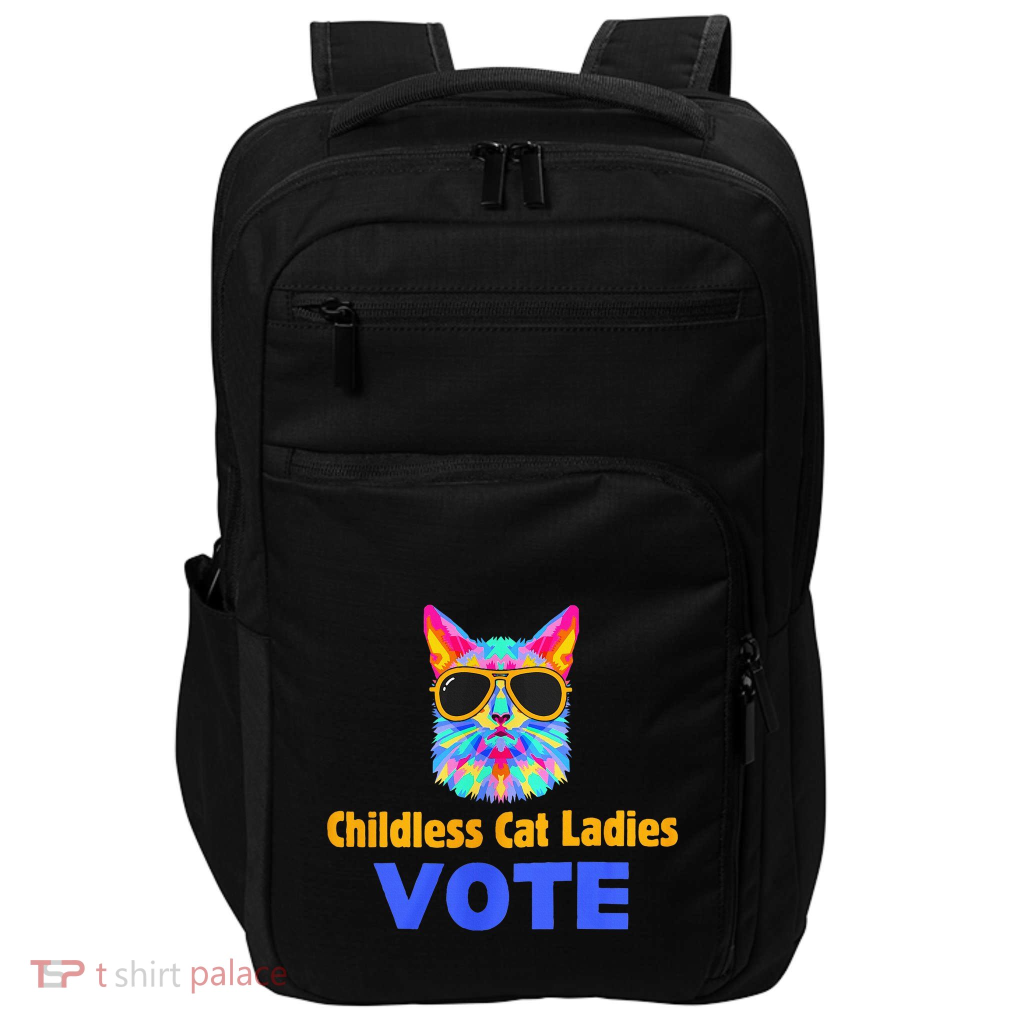 Childless Cat Ladies Vote Blue Impact Tech Backpack