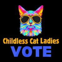 Childless Cat Ladies Vote Blue 16 in Basic Backpack