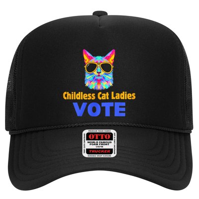 Childless Cat Ladies Vote Blue Trucker Hat
