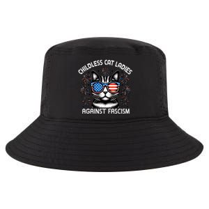 Childless Cat Ladies Against Fascism  Vote For Kamala Cool Comfort Performance Bucket Hat