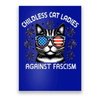 Childless Cat Ladies Against Fascism  Vote For Kamala Poster