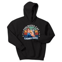 Childless Cat Ladies Vote Rosie The Riveter Vintage Kids Hoodie