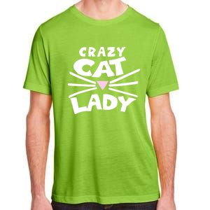 Crazy Cat Lady Long Funny Gift Cute Cat Gift Adult ChromaSoft Performance T-Shirt