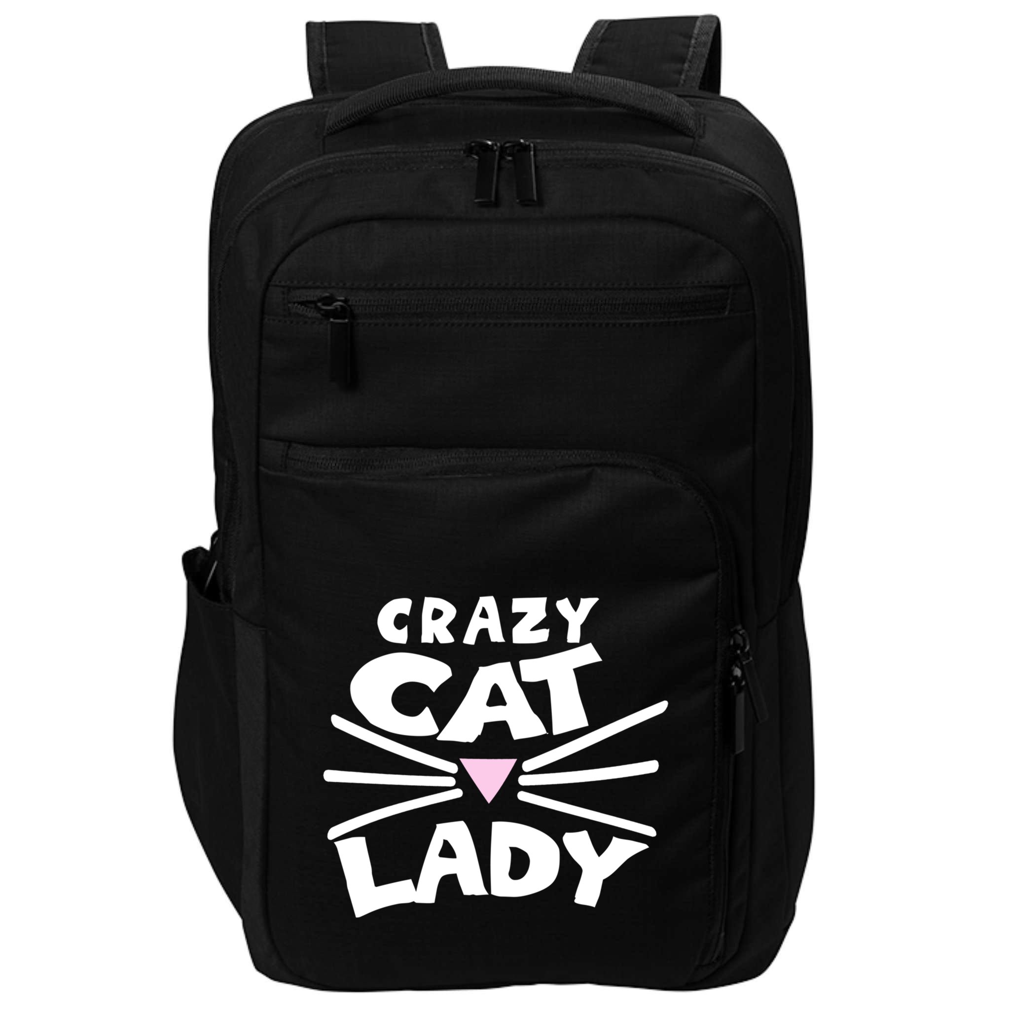 Crazy Cat Lady Long Funny Gift Cute Cat Gift Impact Tech Backpack