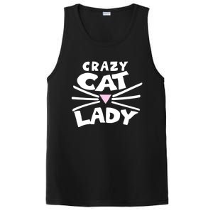 Crazy Cat Lady Long Funny Gift Cute Cat Gift PosiCharge Competitor Tank