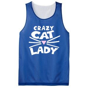 Crazy Cat Lady Long Funny Gift Cute Cat Gift Mesh Reversible Basketball Jersey Tank