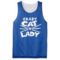 Crazy Cat Lady Long Funny Gift Cute Cat Gift Mesh Reversible Basketball Jersey Tank