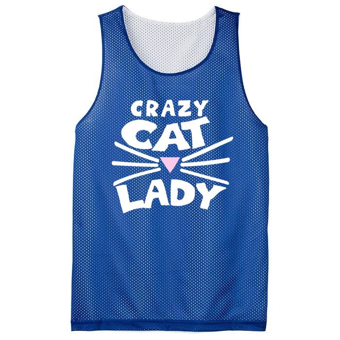 Crazy Cat Lady Long Funny Gift Cute Cat Gift Mesh Reversible Basketball Jersey Tank