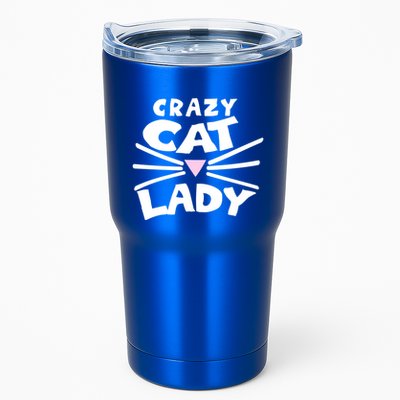 Crazy Cat Lady Long Funny Gift Cute Cat Gift Tumbler
