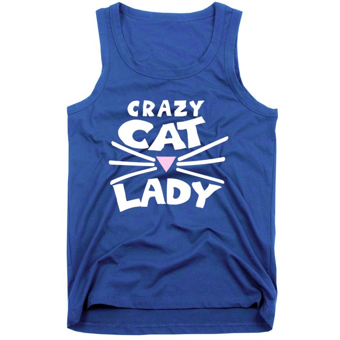 Crazy Cat Lady Long Funny Gift Cute Cat Gift Tank Top