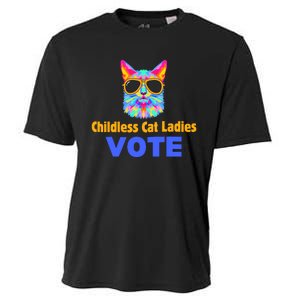 Childless Cat Ladies Vote Blue Cooling Performance Crew T-Shirt