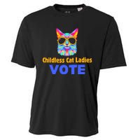 Childless Cat Ladies Vote Blue Cooling Performance Crew T-Shirt