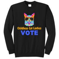 Childless Cat Ladies Vote Blue Sweatshirt