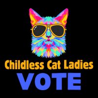 Childless Cat Ladies Vote Blue City Backpack