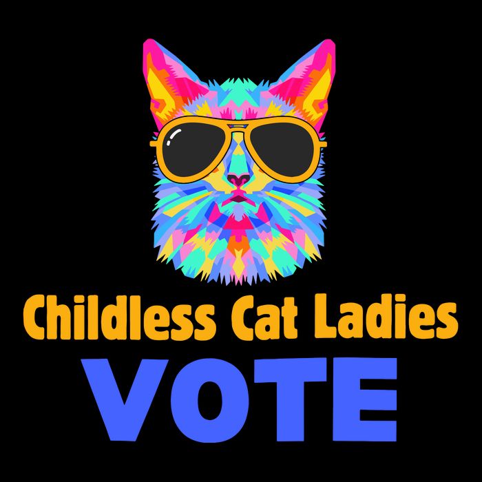 Childless Cat Ladies Vote Blue City Backpack